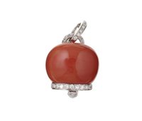Charm Chantecler Donna Campanella  in Oro bianco Diamante 16865 - 16865